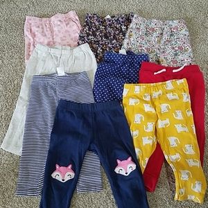 9 pairs of 18 month pants